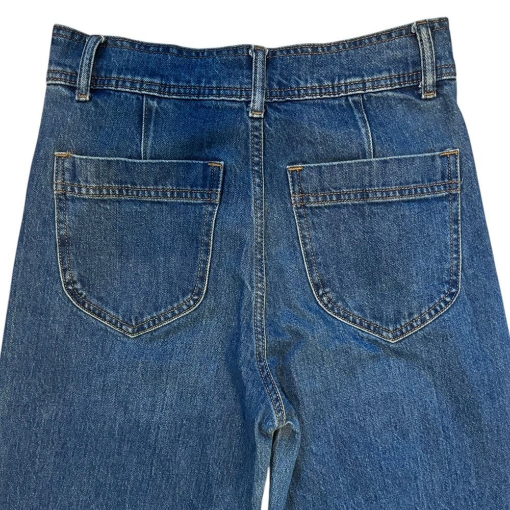 Reformation Thea High Rise Wide Leg Pants Jeans Dark Wash Size 27 Perfect! - Picture 4 of 7